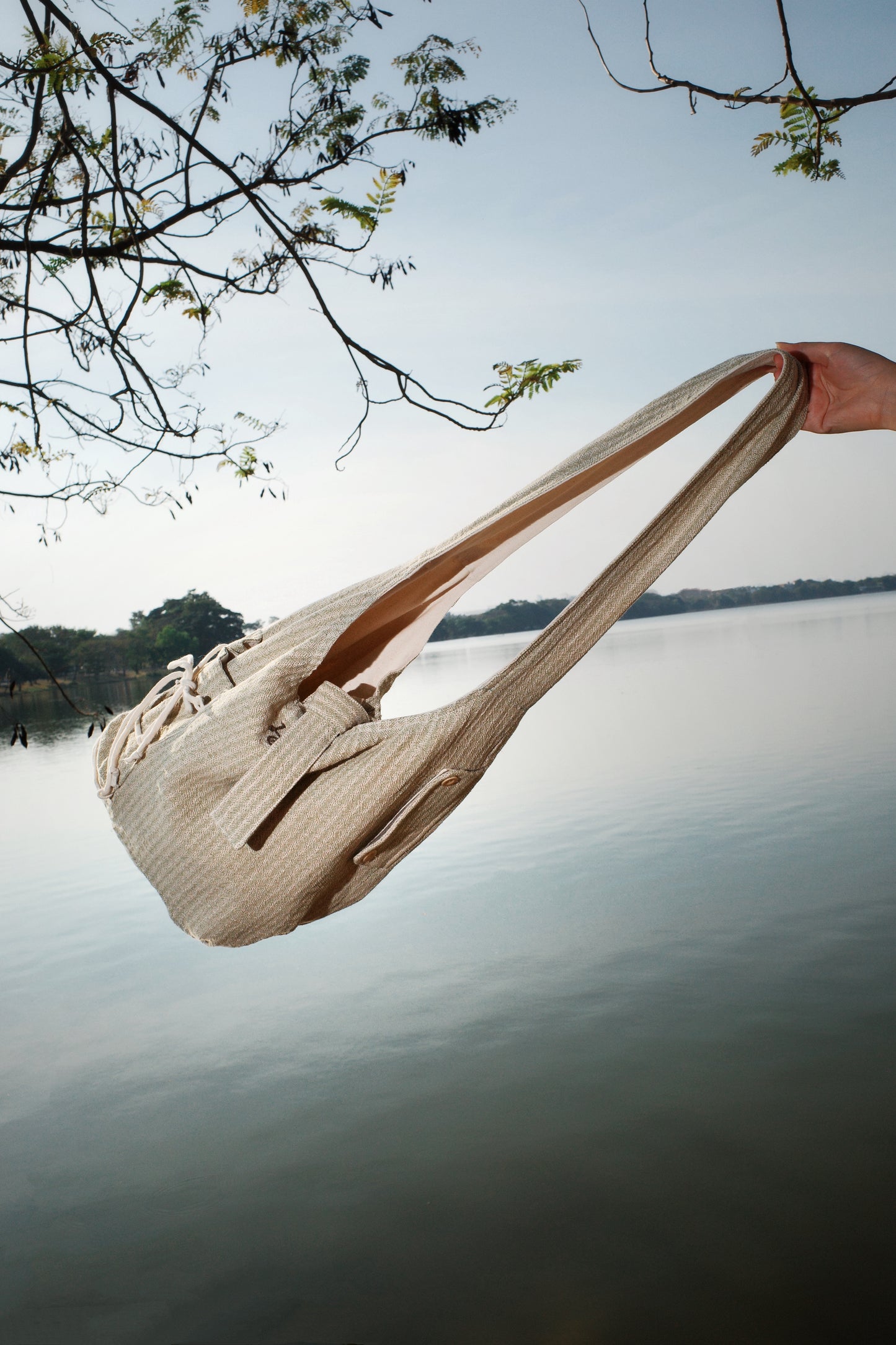 Knotted Rush Bag