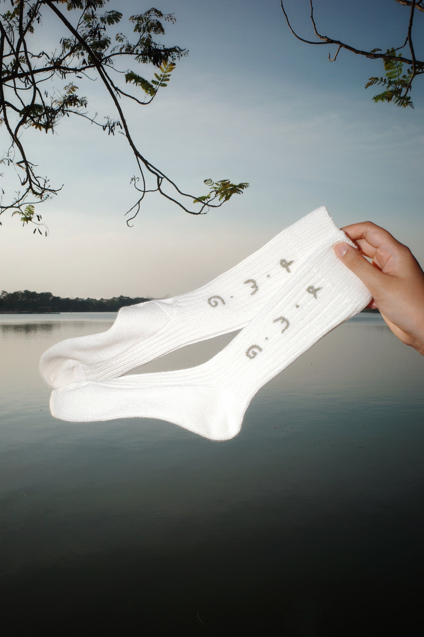 L.M.G Hand-embroidered Socks