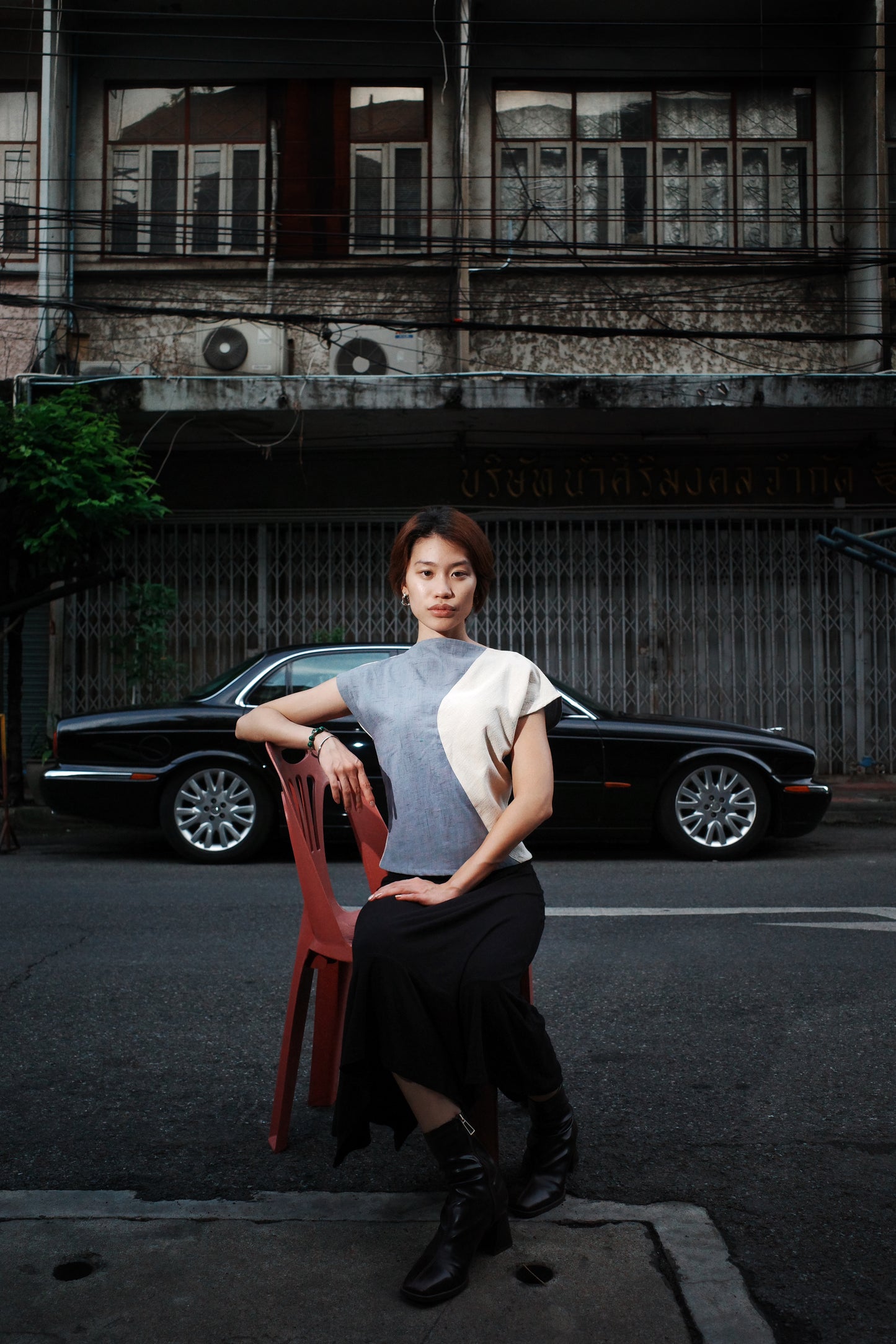 Raku Top - Grey