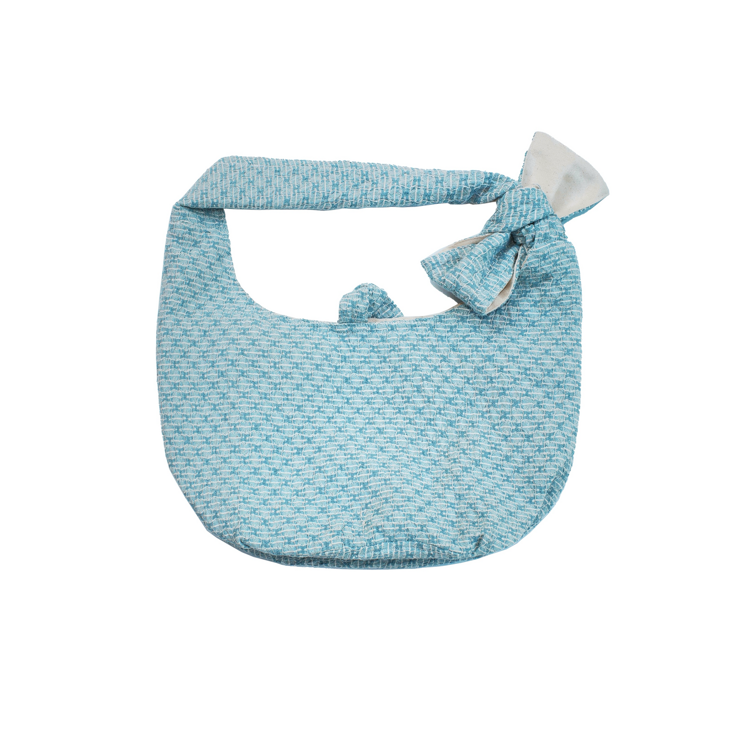 Butterscotch Bag - Blue Tiles