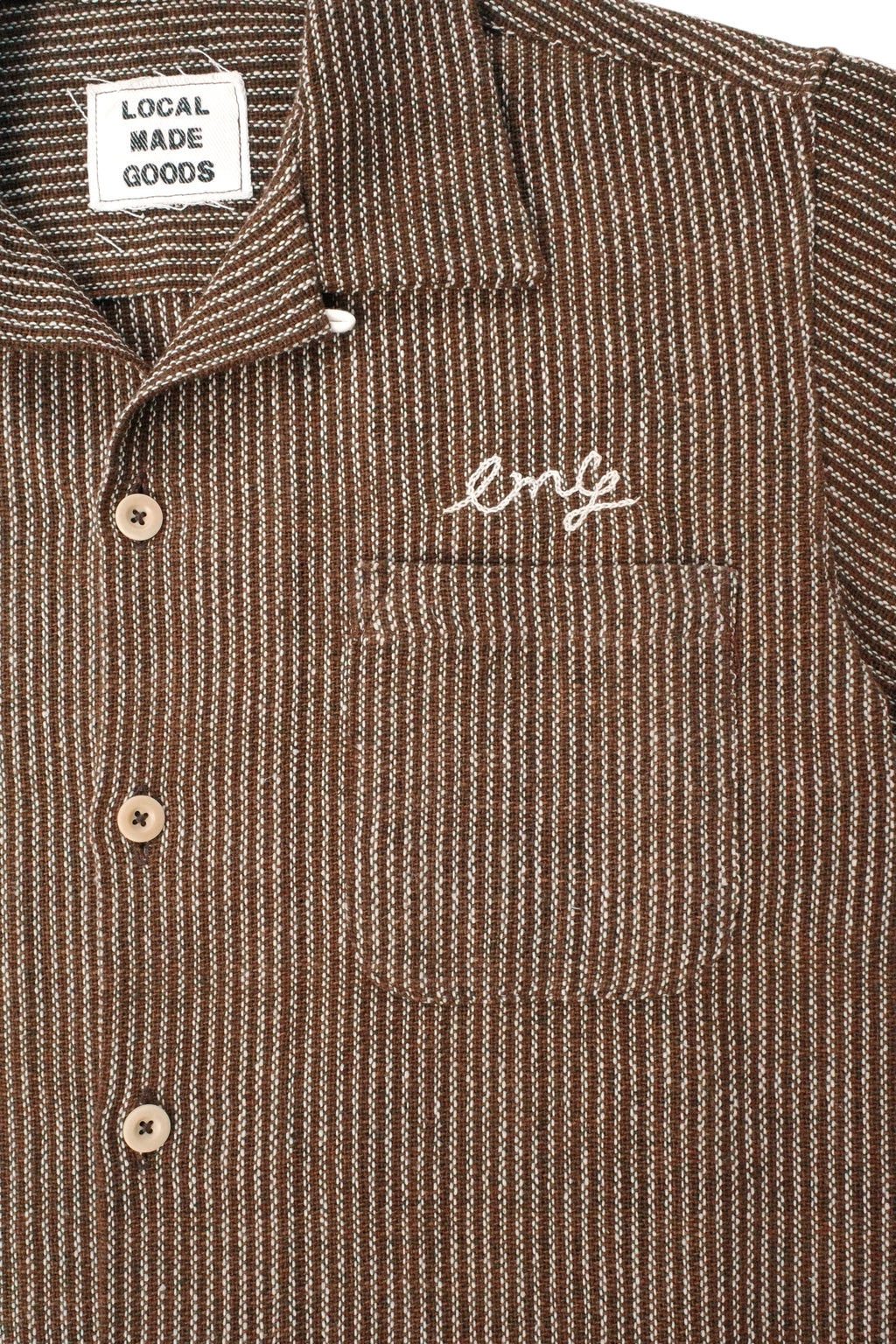 Everyday Shirt - Brown Chain Striped