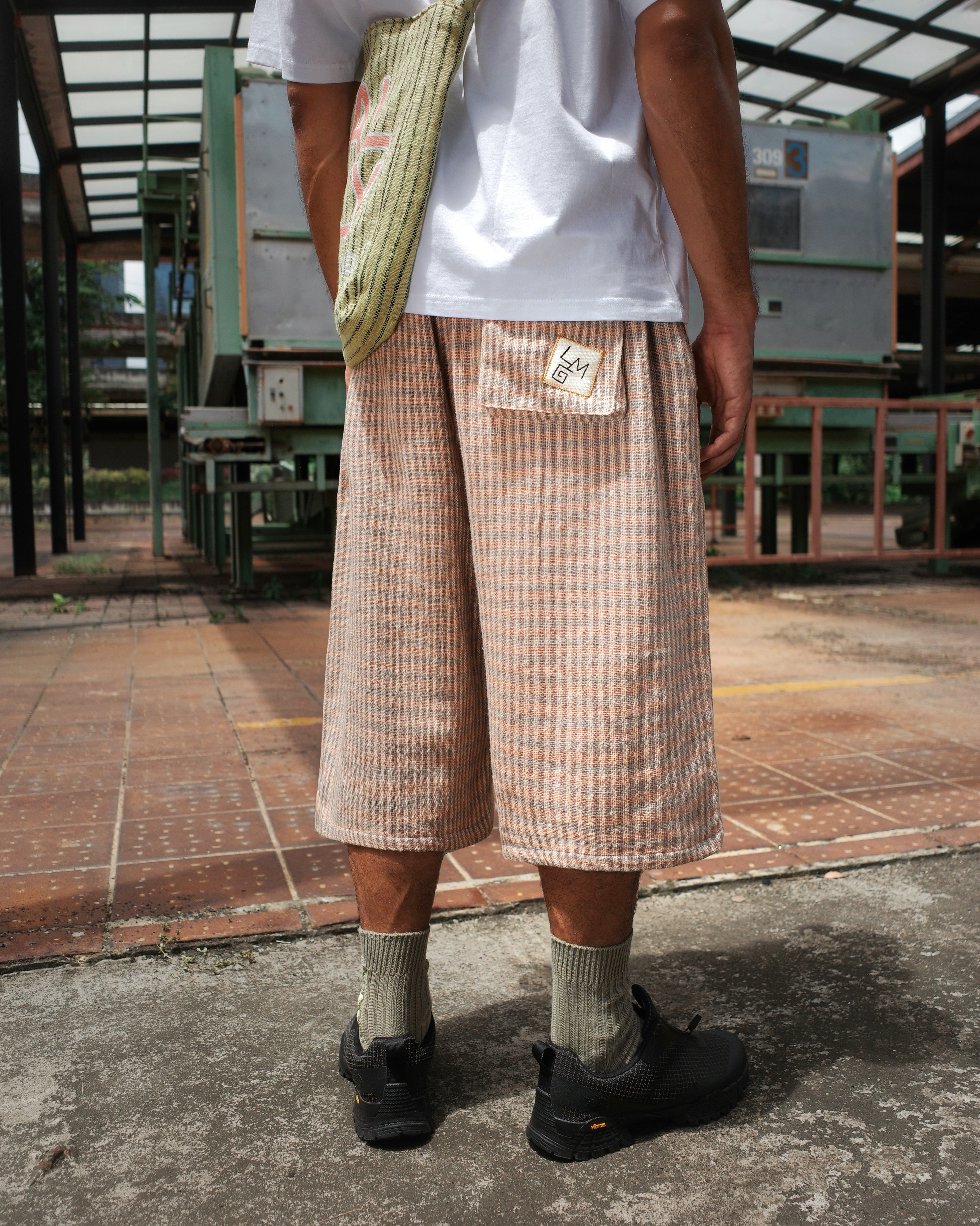 Builder Shorts - Pink Plaid