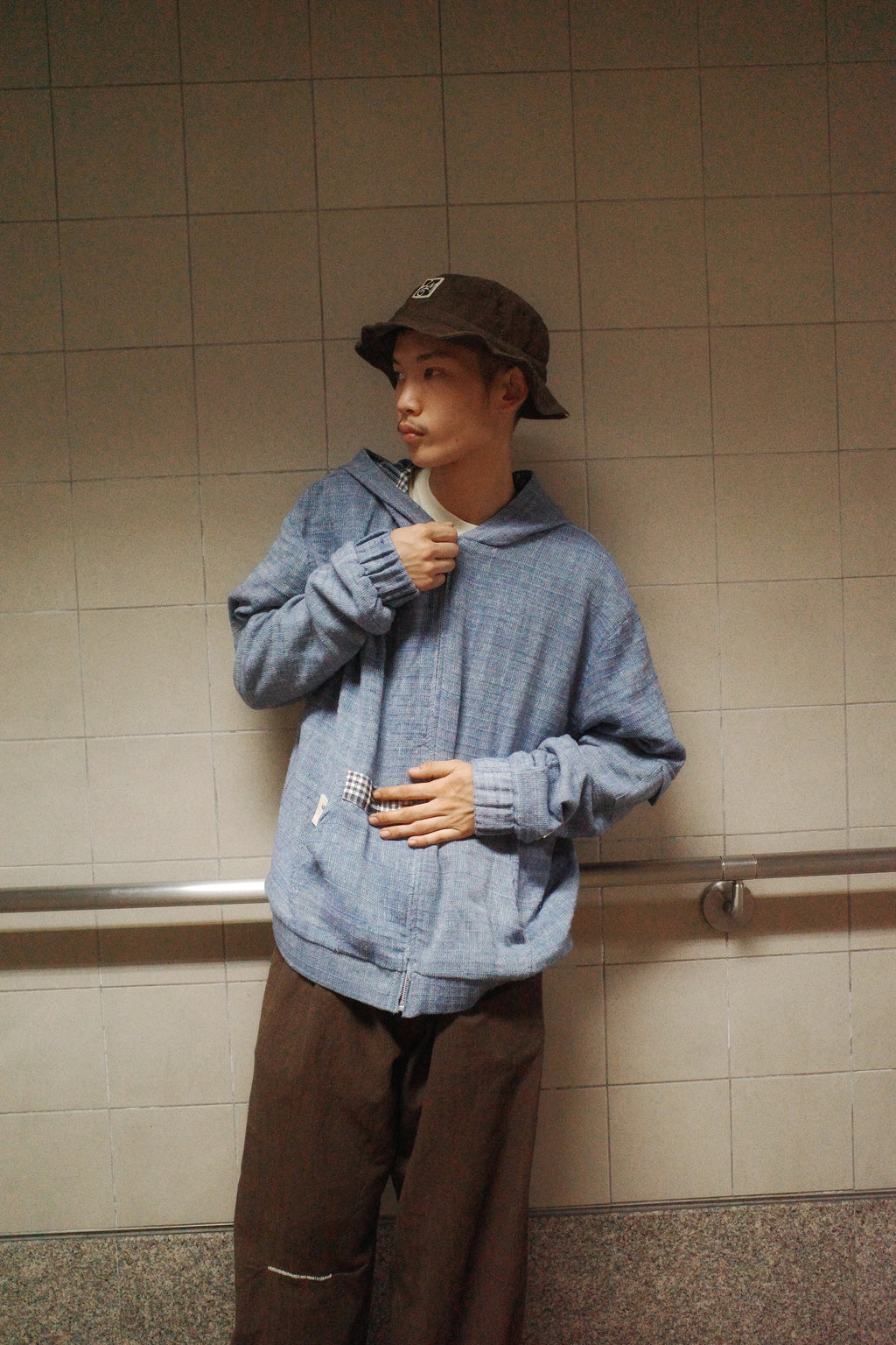 LMG Reversible Hoodie - Sky Blue