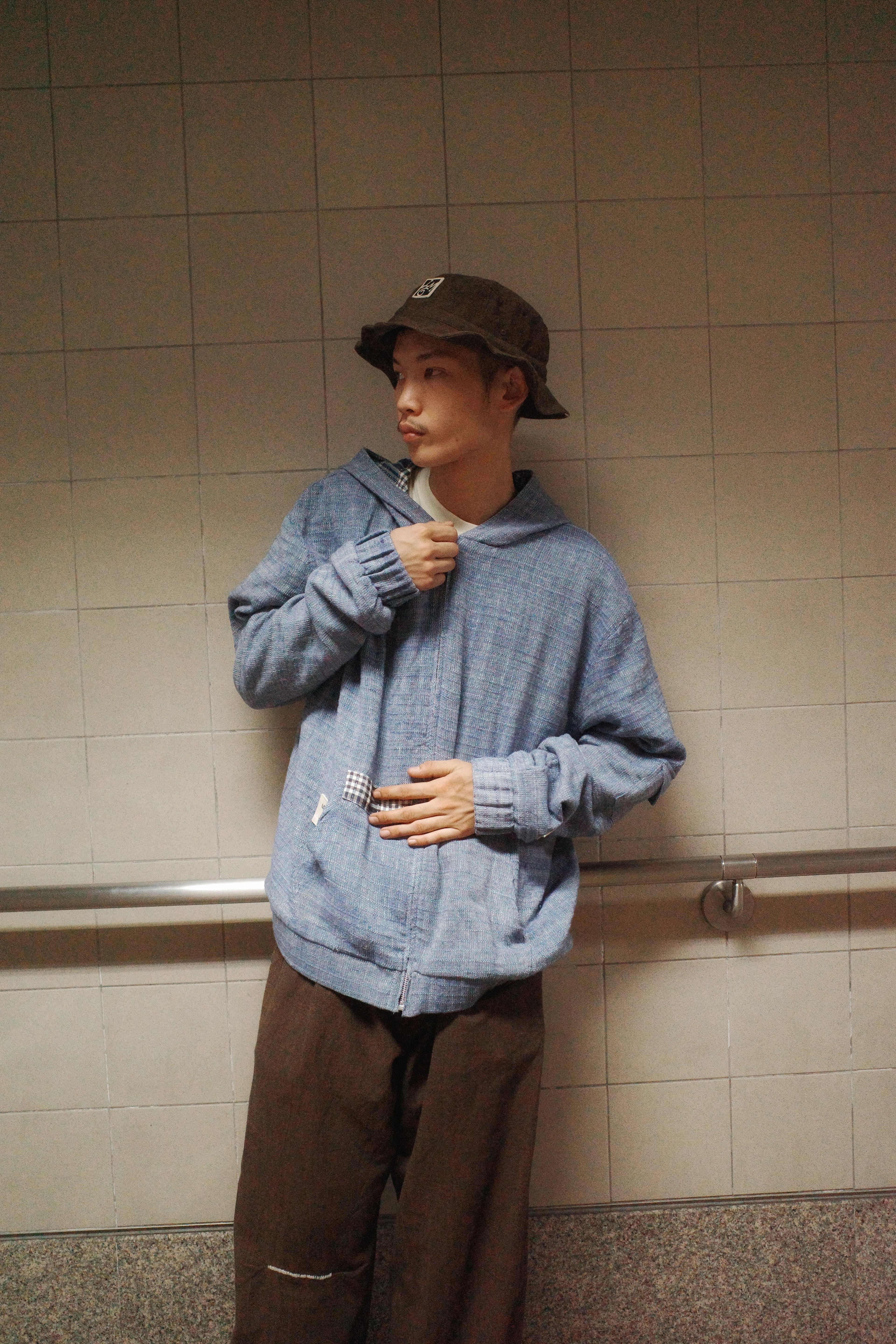 LMG Reversible Hoodie - Sky Blue