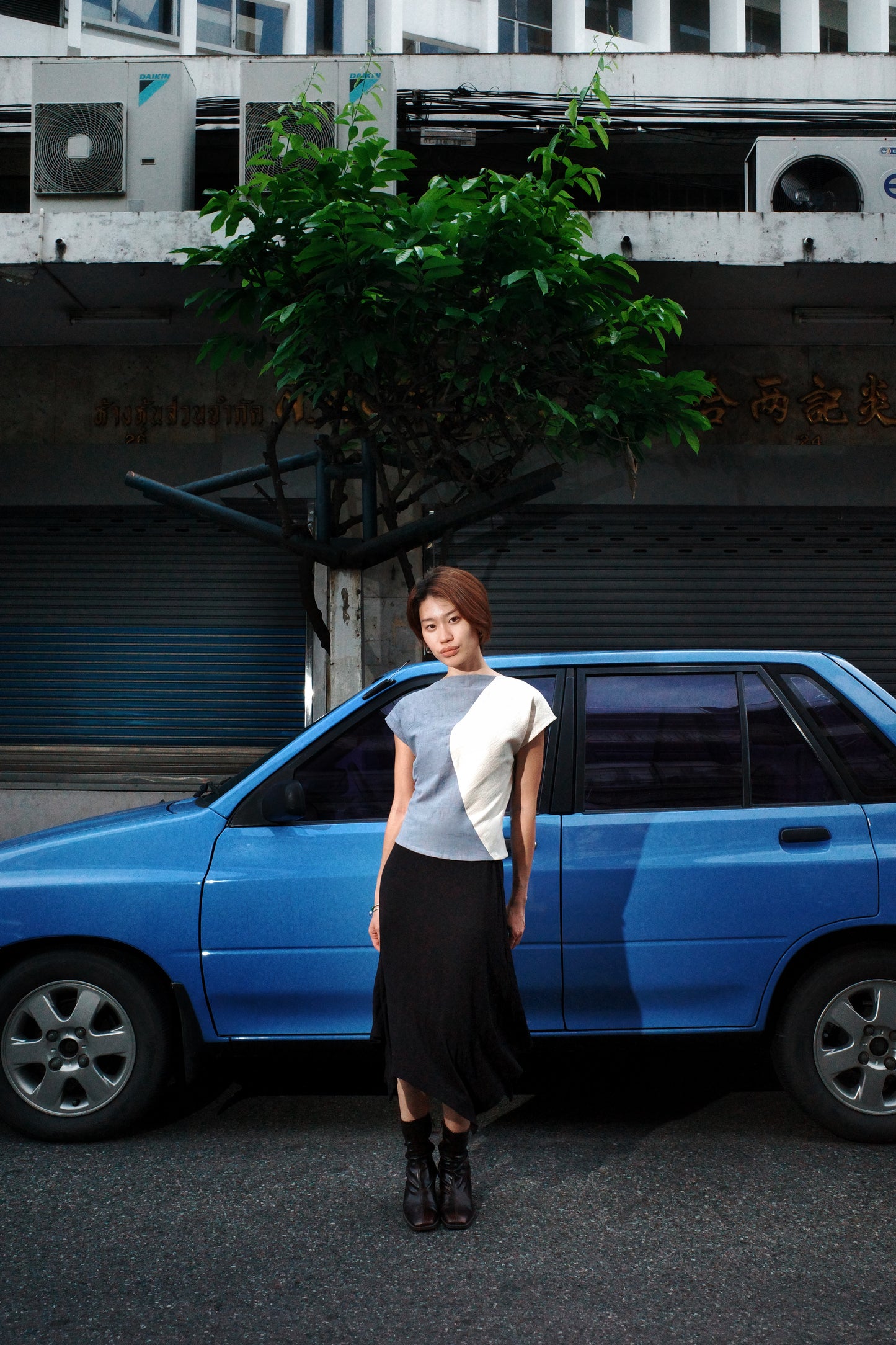 Raku Top - Grey