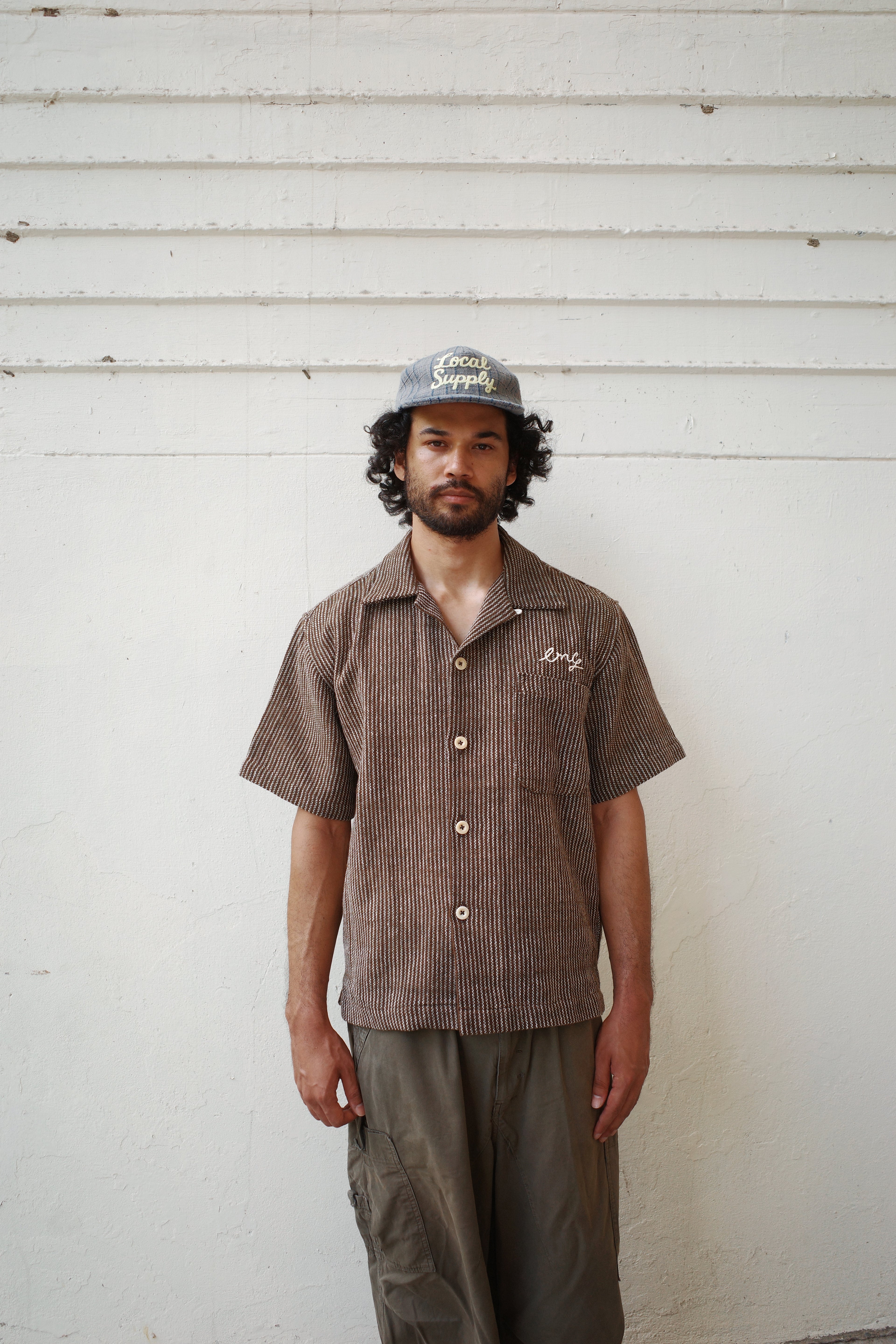 Everyday Shirt - Brown Chain Striped