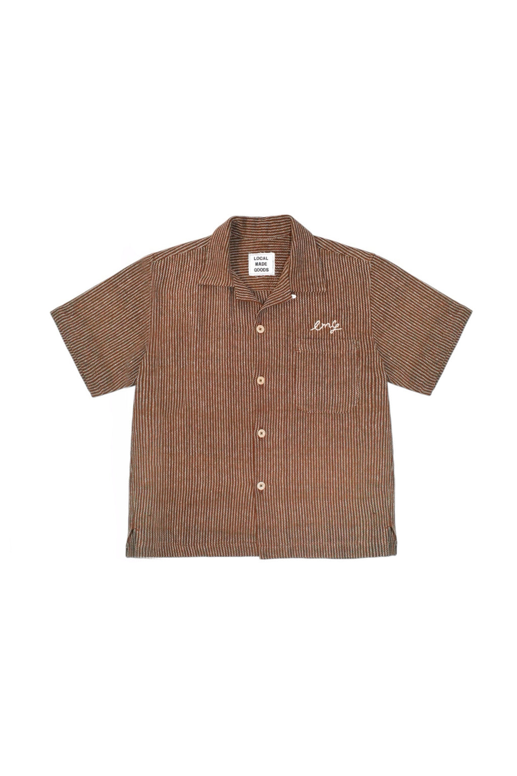 Everyday Shirt - Brown Chain Striped