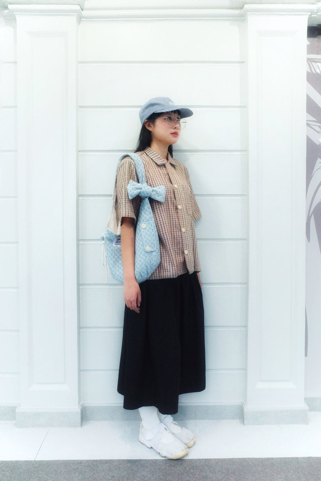 Butterscotch Bag - Blue Tiles