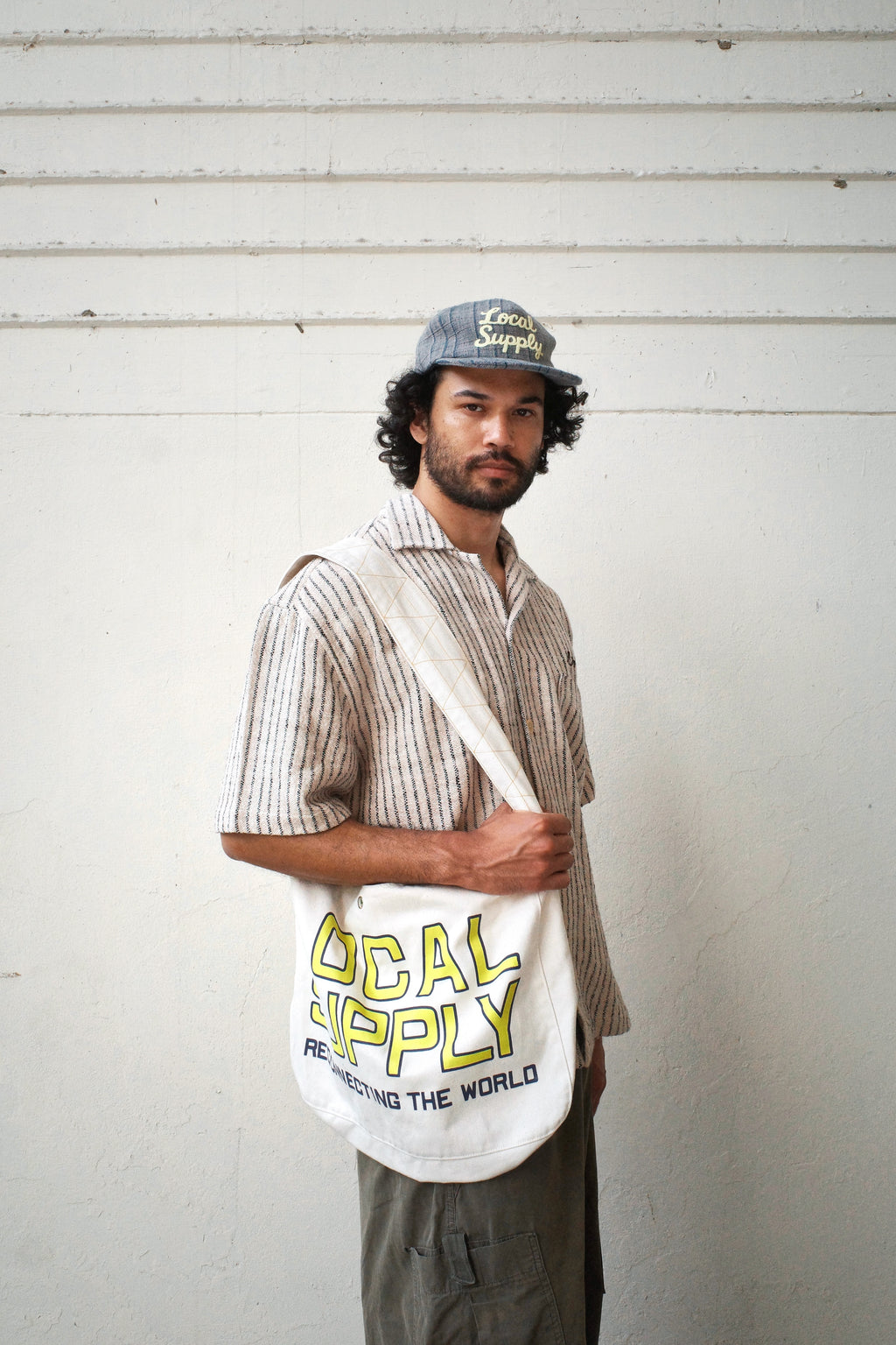 Tool Bag - White Canvas