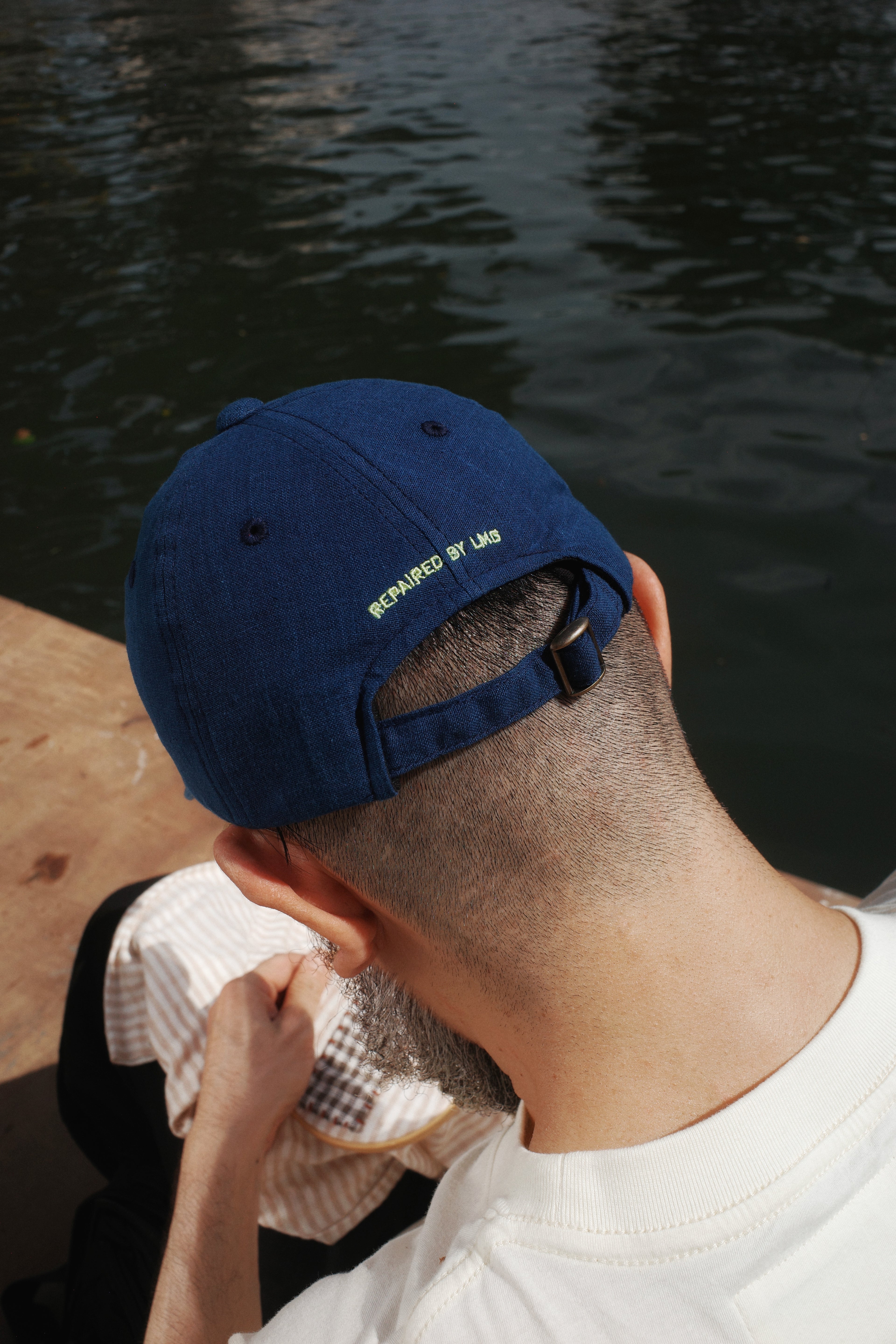 Worn Department Cap - Indigo