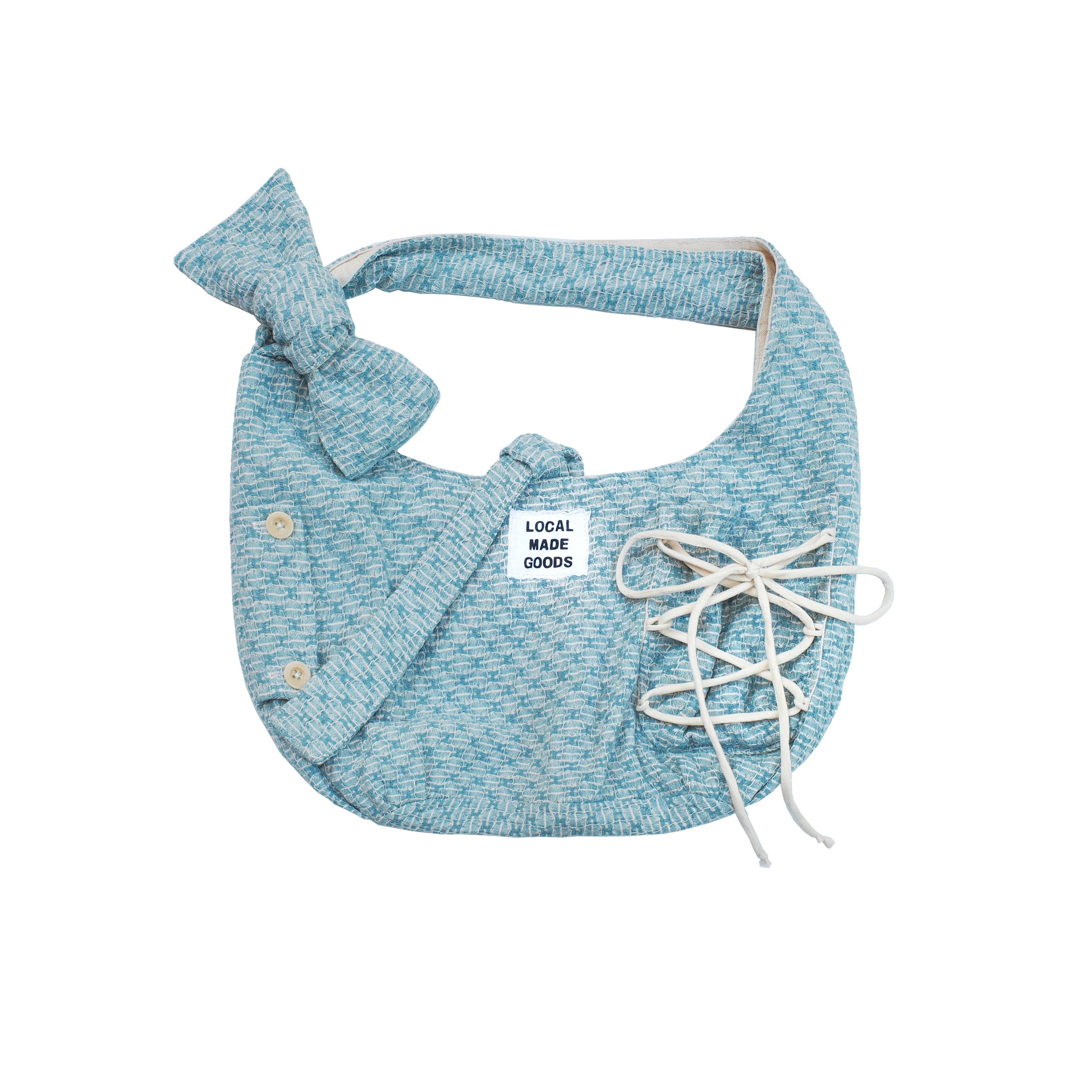 Butterscotch Bag - Blue Tiles