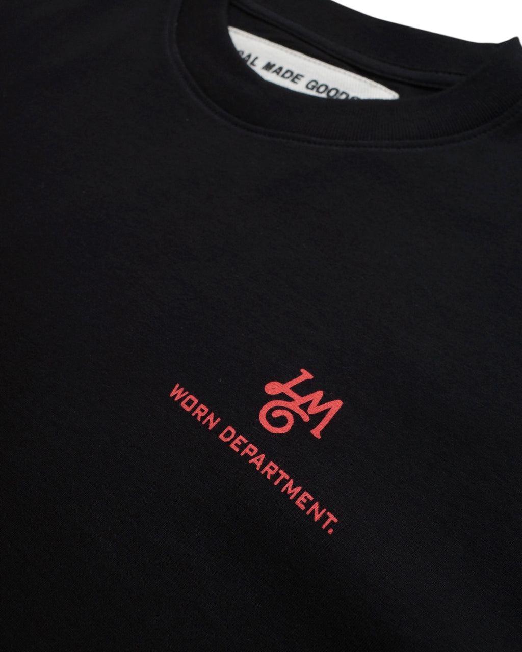 Worn Department T-Shirt - Black