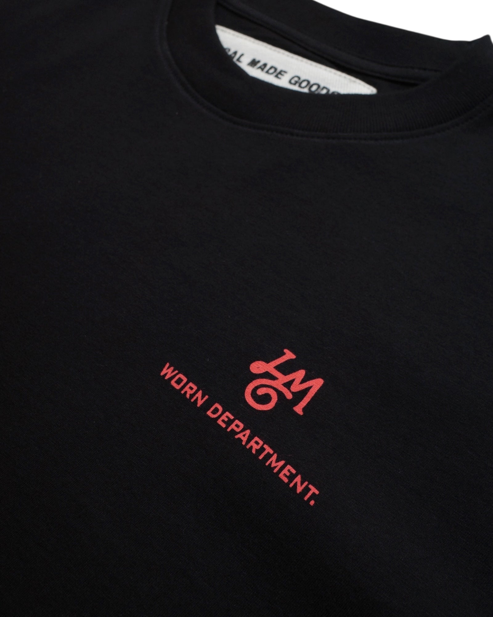 Worn Department T-Shirt - Black