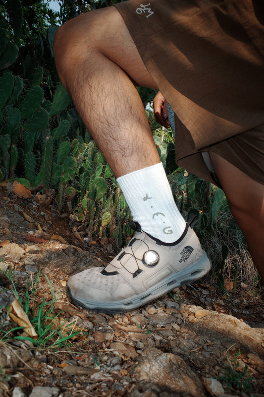 L.M.G Hand-embroidered Socks