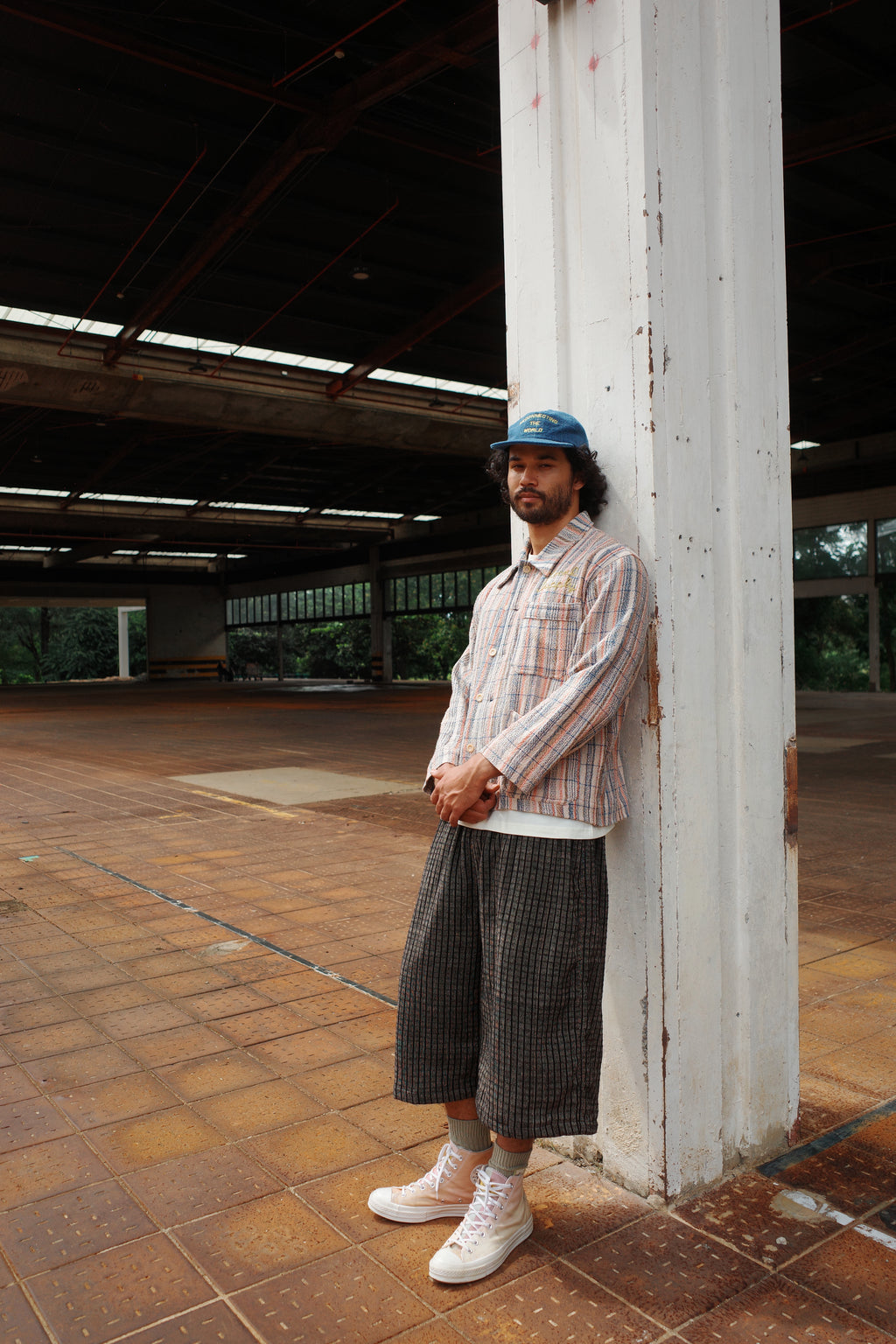 Builder Shorts - Black Striped