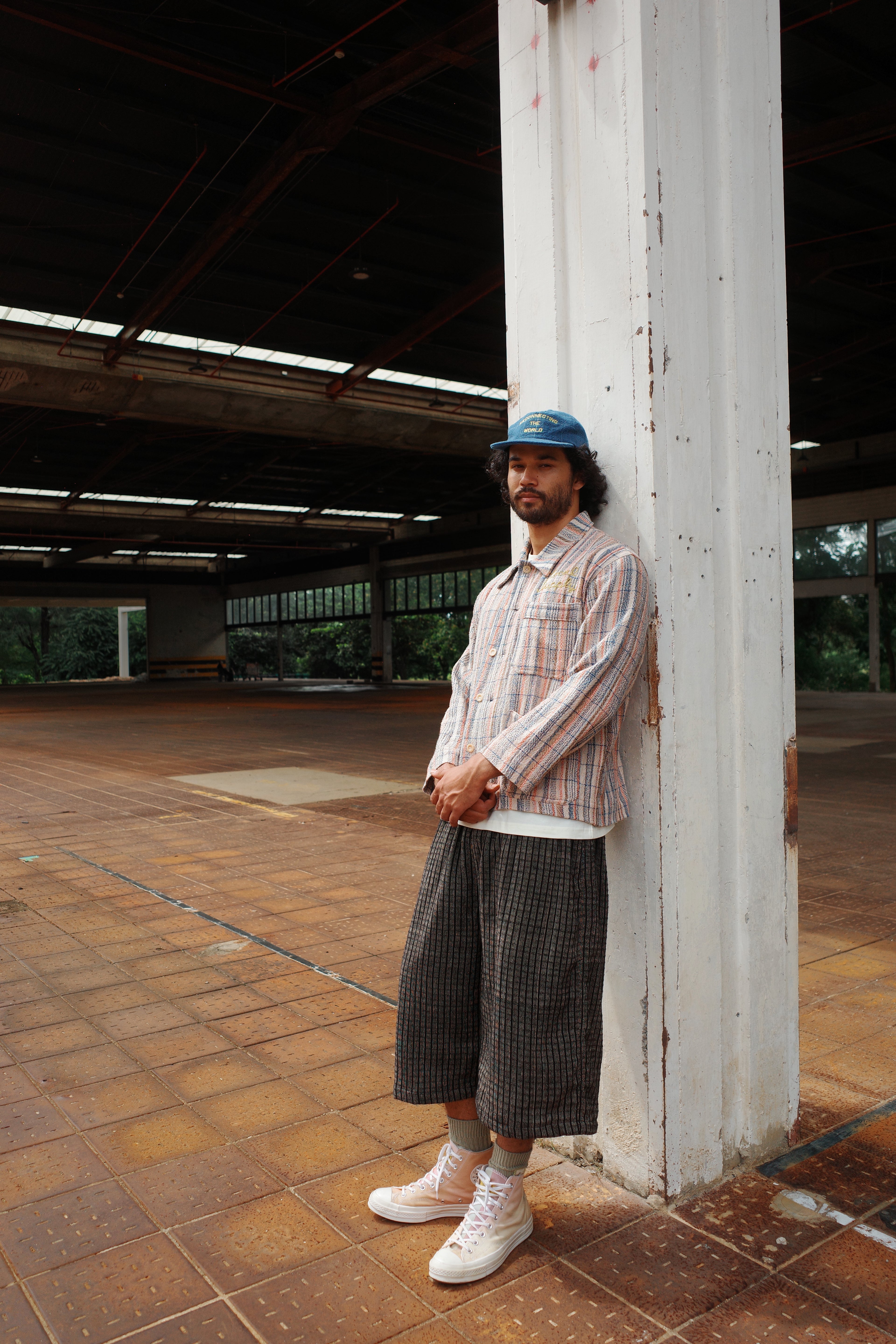 Builder Shorts - Black Striped