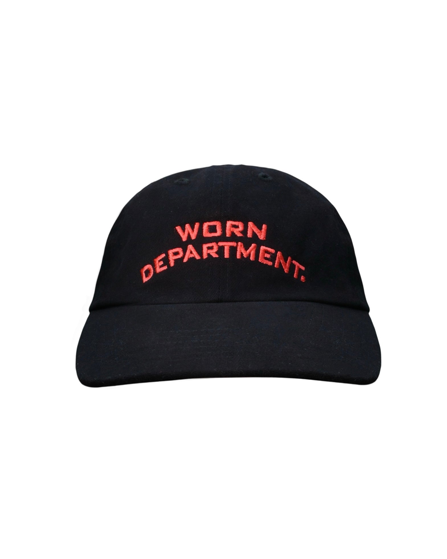 Worn Department Cap - Black