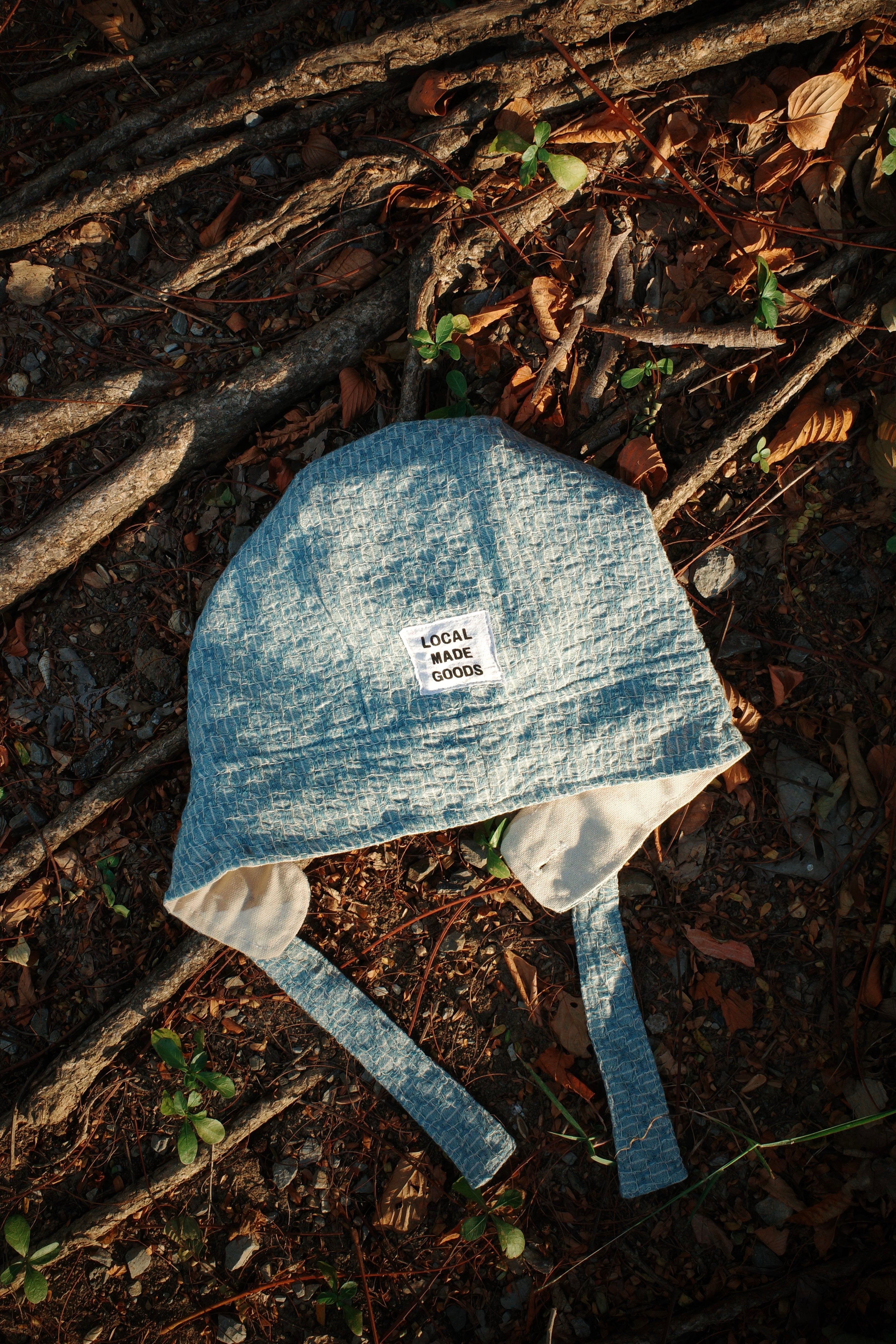 LMG Balaclava Hoodie - Blue Tiles