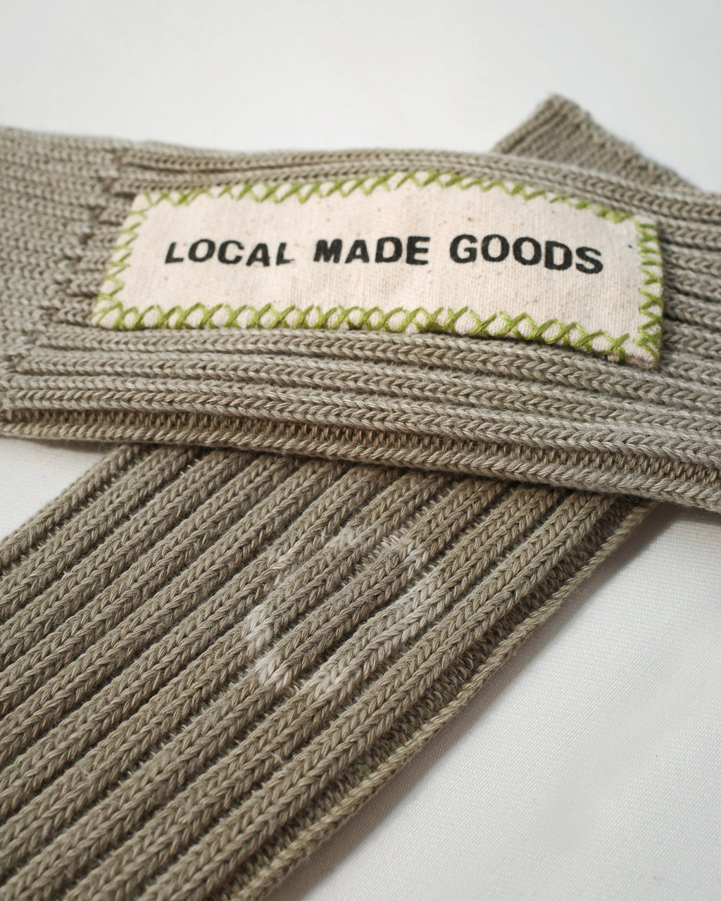 LMG Patch Socks - Tropical Olive