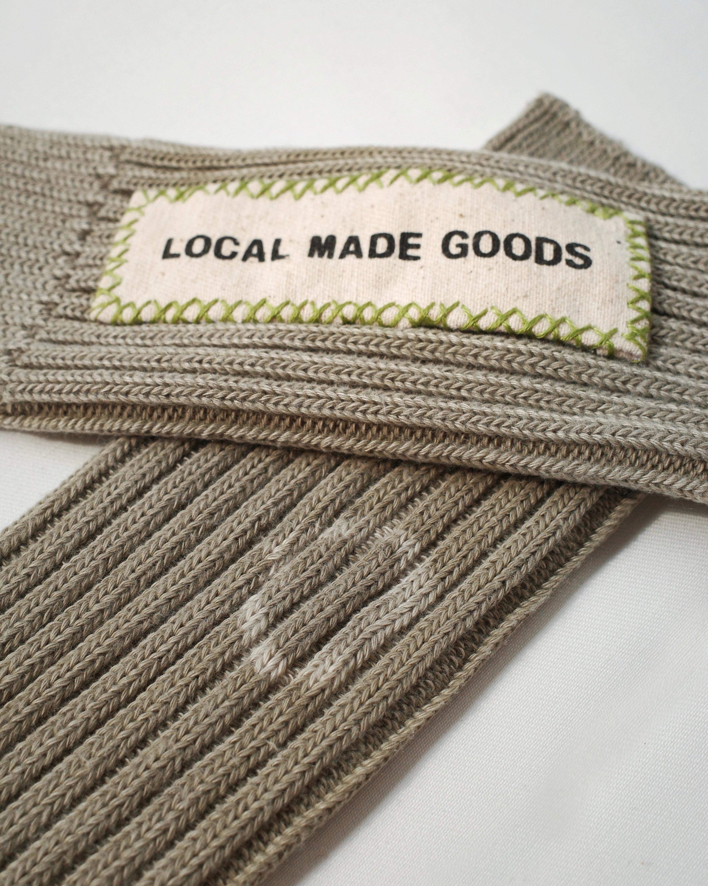 LMG Patch Socks - Tropical Olive